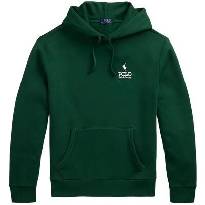 Polo Ralph Lauren Logo Fleece Hoodie S NEW FOREST S Polo Ralph Lauren Logo Fleece Hoodie S NEW FOREST S