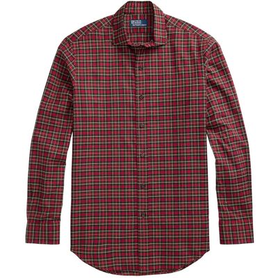 Polo Ralph Lauren Classic Fit Plaid Twill Shirt L 6918 RED GREEN MU L Polo Ralph Lauren Classic Fit Plaid Twill Shirt L 6918 RED GREEN MU L