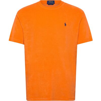 Polo Ralph Lauren Lt Wt Cotton Terry-Knt-T-Shirt L RESORT ORANGE L Polo Ralph Lauren Lt Wt Cotton Terry-Knt-T-Shirt L RESORT ORANGE L