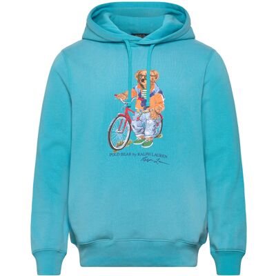 Polo Ralph Lauren Seasonal Fleece-Knt-Sweatshirt XS PERFECT TURQUOISE XS Polo Ralph Lauren Seasonal Fleece-Knt-Sweatshirt XS PERFECT TURQUOISE XS