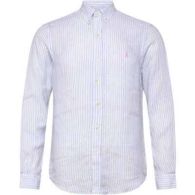 Polo Ralph Lauren Yd Linen V1-Wvn-Shirt XL 7188A WHITE BLUE XL Polo Ralph Lauren Yd Linen V1-Wvn-Shirt XL 7188A WHITE BLUE XL