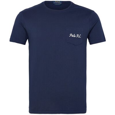 Polo Ralph Lauren 26/1 Jersey-Knt-T-Shirt M NEWPORT NAVY-SOCI M Polo Ralph Lauren 26/1 Jersey-Knt-T-Shirt M NEWPORT NAVY-SOCI M
