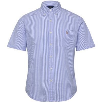 Polo Ralph Lauren Y/D Seersucker-Wvn-Shirt M 7310A BLUE/WHITE M Polo Ralph Lauren Y/D Seersucker-Wvn-Shirt M 7310A BLUE/WHITE M