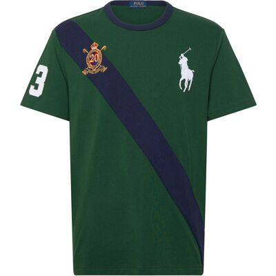 Polo Ralph Lauren Custom Slim Fit 20Th Anniversary T-Shirt XL VINTAGE PINE/NEWP XL Polo Ralph Lauren Custom Slim Fit 20Th Anniversary T-Shirt XL VINTAGE PINE/NEWP XL