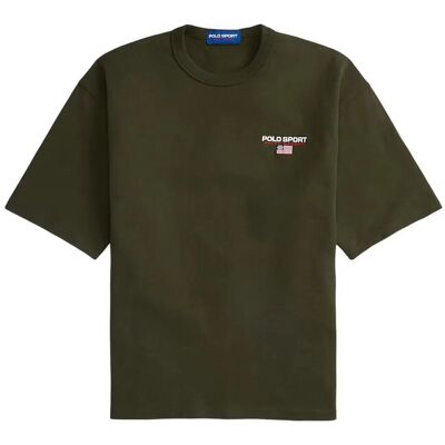 Polo Ralph Lauren Relaxed Fit Polo Sport Jersey T-Shirt XS COMPANY OLIVE XS Polo Ralph Lauren Relaxed Fit Polo Sport Jersey T-Shirt XS COMPANY OLIVE XS