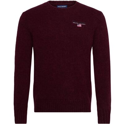 Polo Ralph Lauren Polo Sport Crewneck Sweater XS AGED WINE HEATHER XS Polo Ralph Lauren Polo Sport Crewneck Sweater XS AGED WINE HEATHER XS