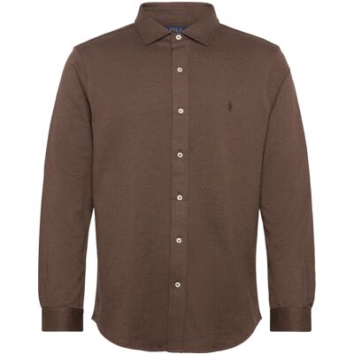 Polo Ralph Lauren 55/2 Jersey-Knt-Shirt L NUTMEG BROWN HTHR L Polo Ralph Lauren 55/2 Jersey-Knt-Shirt L NUTMEG BROWN HTHR L