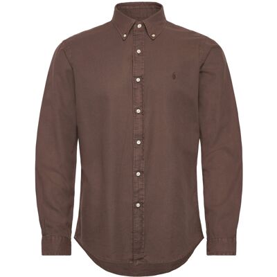 Polo Ralph Lauren Gd Textured Dobby-Wvn-Shirt XS NUTMEG BROWN XS Polo Ralph Lauren Gd Textured Dobby-Wvn-Shirt XS NUTMEG BROWN XS