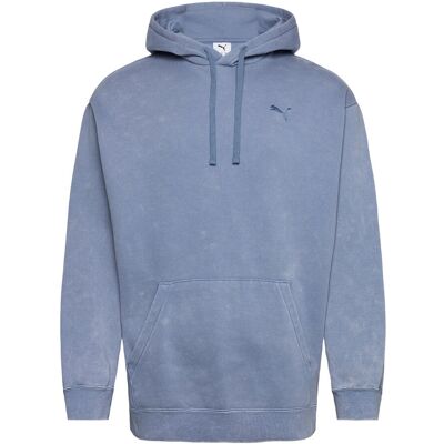 PUMA Ess Elevated Relaxed Wash Hoodie Fl L COOL BLUE L PUMA Ess Elevated Relaxed Wash Hoodie Fl L COOL BLUE L