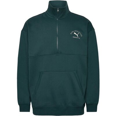 Puma Class Half Zip Sweater Fl L GREEN TERRAIN L Puma Class Half Zip Sweater Fl L GREEN TERRAIN L