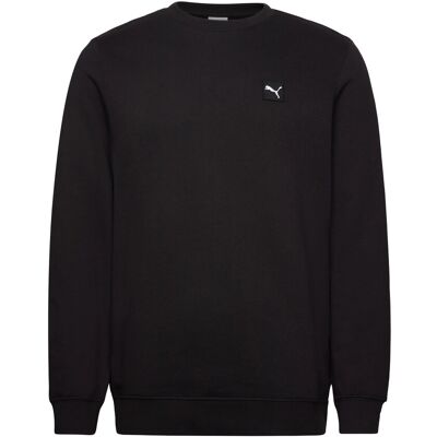 Ess Elevated Crew Fl S PUMA BLACK S Ess Elevated Crew Fl S PUMA BLACK S