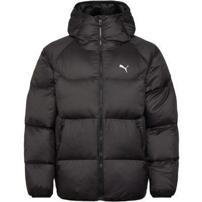 Hooded Down Puffer Jacket M PUMA BLACK M Hooded Down Puffer Jacket M PUMA BLACK M
