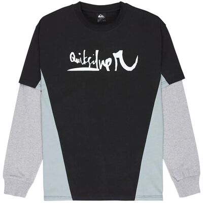 Quiksilver Yg Sync Double Layer Tee XL BLACK XL Quiksilver Yg Sync Double Layer Tee XL BLACK XL