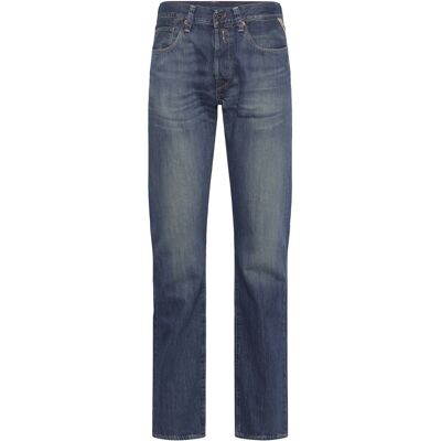 Replay Deryck Trousers Regular Royal Eagle 28 x 34 BLUE 28 x 34 Replay Deryck Trousers Regular Royal Eagle 28 x 34 BLUE 28 x 34