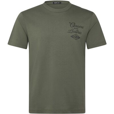 Replay T-Shirt Regular S KHAKI GREEN S Replay T-Shirt Regular S KHAKI GREEN S