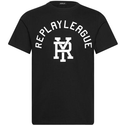 Replay T-Shirt Regular S BLACK S Replay T-Shirt Regular S BLACK S