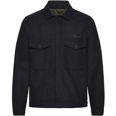 Replay Jacket Regular XL BLUE XL Replay Jacket Regular XL BLUE XL