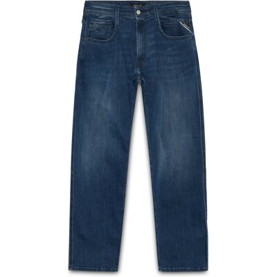 Replay Anbass Trousers Slim 99 Denim 36 x 32 MEDIUM BLUE 36 x 32 Replay Anbass Trousers Slim 99 Denim 36 x 32 MEDIUM BLUE 36 x 32