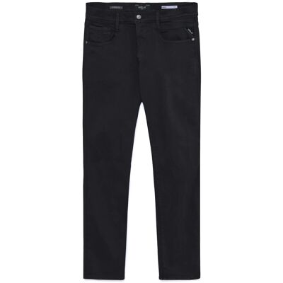 Replay Anbass Trousers Slim Hyperflex Colour Xlite 38 x 32 BLACK 38 x 32 Replay Anbass Trousers Slim Hyperflex Colour Xlite 38 x 32 BLACK 38 x 32