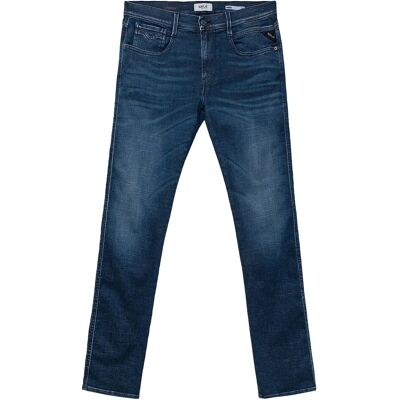 Replay Anbass Trousers Slim Hyperflex Matrix 38 x 32 MEDIUM BLUE 38 x 32 Replay Anbass Trousers Slim Hyperflex Matrix 38 x 32 MEDIUM BLUE 38 x 32