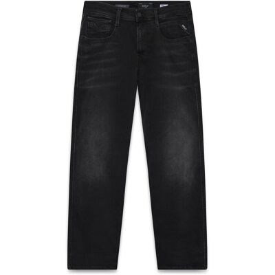 Replay Anbass Trousers Slim Hyperflex Dust 30 x 34 BLACK 30 x 34 Replay Anbass Trousers Slim Hyperflex Dust 30 x 34 BLACK 30 x 34