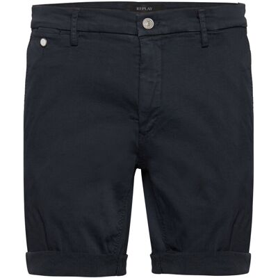 Replay Benni Short Shorts Regular Hyperchino Color Xlite 29 BLUE 29 Replay Benni Short Shorts Regular Hyperchino Color Xlite 29 BLUE 29