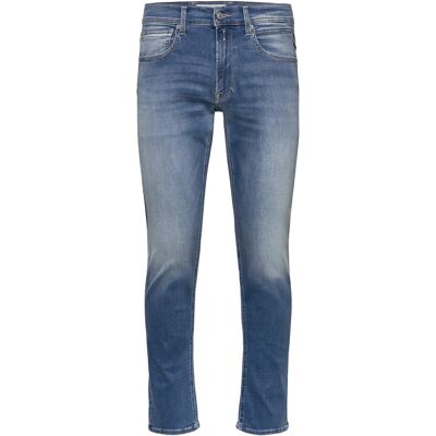 Replay Grover Trousers Straight Hyperflex Original 34 x 32 BLUE 34 x 32 Replay Grover Trousers Straight Hyperflex Original 34 x 32 BLUE 34 x 32