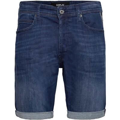 Replay Rbj.981 Short Shorts Tapered C-Stretch 32 BLUE 32 Replay Rbj.981 Short Shorts Tapered C-Stretch 32 BLUE 32