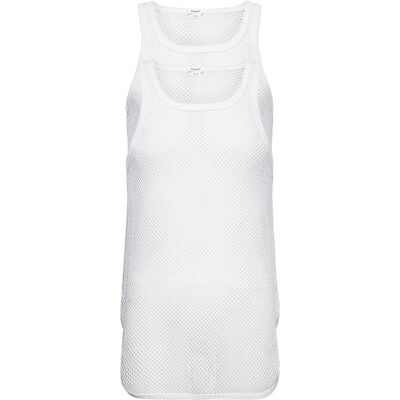 Resteröds Brynje Grovmasket Singlet 2-Pa S VIT S Resteröds Brynje Grovmasket Singlet 2-Pa S VIT S