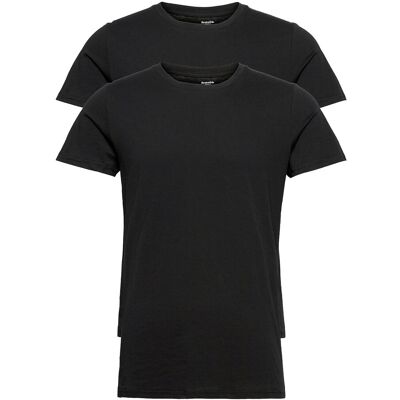 Resteröds Rt Organic Cotton 2-Pack Tee XXL BLACK XXL Resteröds Rt Organic Cotton 2-Pack Tee XXL BLACK XXL