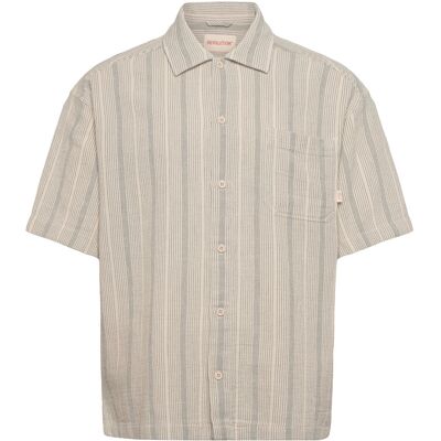 Revolution Oversize Short-Sleeved Shirt L OFFWHITE L Revolution Oversize Short-Sleeved Shirt L OFFWHITE L
