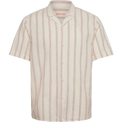 Revolution Short-Sleeved Cuban Shirt L DARKORANGE L Revolution Short-Sleeved Cuban Shirt L DARKORANGE L