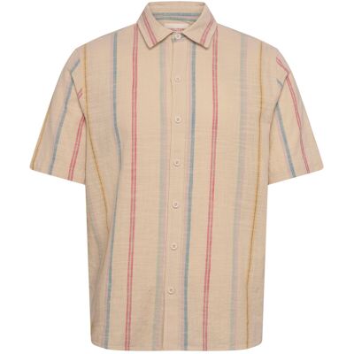 Revolution Short-Sleeved Cuban Shirt XL PURPLE XL Revolution Short-Sleeved Cuban Shirt XL PURPLE XL