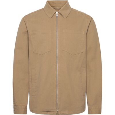 Revolution Overshirt W. Zipper S LIGHTBROWN S Revolution Overshirt W. Zipper S LIGHTBROWN S