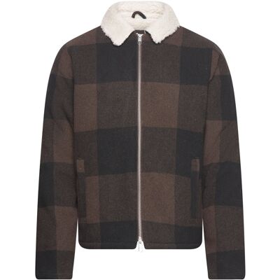Revolution Padded Overshirt S DARKBROWN S Revolution Padded Overshirt S DARKBROWN S