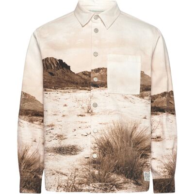 Scotch & Soda Scenery Overshirt L LONGHORN SEPIA L Scotch & Soda Scenery Overshirt L LONGHORN SEPIA L