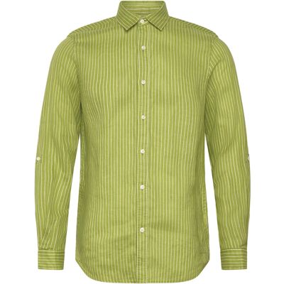 Scotch & Soda Linen Striped Regularfit Shirt XXL WHITE GREEN OASIS STRIPE XXL Scotch & Soda Linen Striped Regularfit Shirt XXL WHITE GREEN OASIS STRIPE XXL