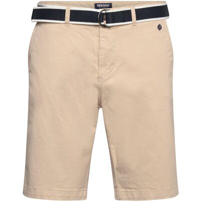 Sebago Dks Belted Bermuda Shorts L SAND L Sebago Dks Belted Bermuda Shorts L SAND L