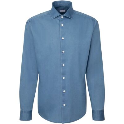 Seidensticker Casual Shirt Regular 38 BLUE 38 Seidensticker Casual Shirt Regular 38 BLUE 38