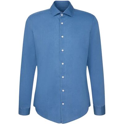 Seidensticker Denim Shirt Slim 44 BLUE 44 Seidensticker Denim Shirt Slim 44 BLUE 44
