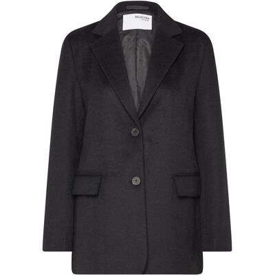 Selected Slfsasja Wool Blazer B 36 BLACK 36 Selected Slfsasja Wool Blazer B 36 BLACK 36