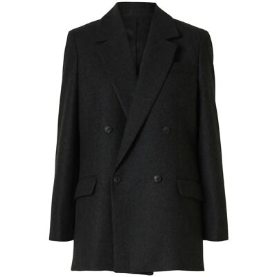 Selected Slfelin Wool Blend Blazer Noos 42 BLACK 42 Selected Slfelin Wool Blend Blazer Noos 42 BLACK 42