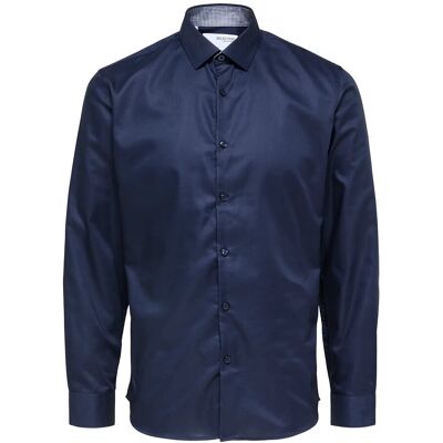 Selected Slhslimnew-Mark Shirt Ls B Noos XXL NAVY BLAZER XXL Selected Slhslimnew-Mark Shirt Ls B Noos XXL NAVY BLAZER XXL
