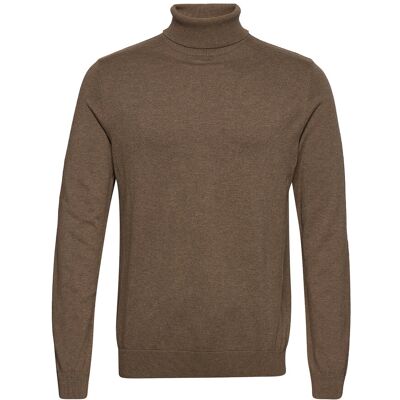 Selected Slhberg Roll Neck Noos M TEAK M Selected Slhberg Roll Neck Noos M TEAK M