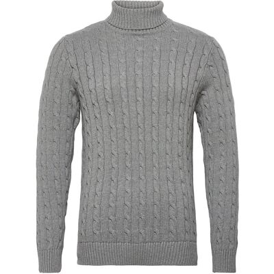 Selected Slhryan Structure Roll Neck S MEDIUM GREY MELANGE S Selected Slhryan Structure Roll Neck S MEDIUM GREY MELANGE S