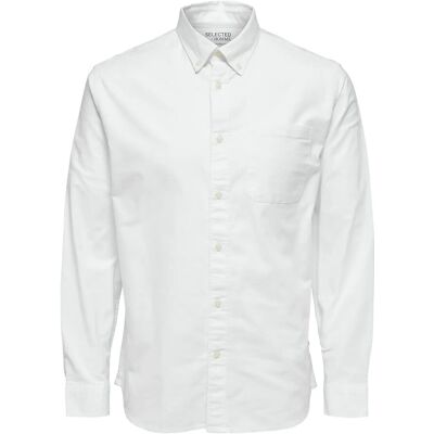 Selected Slmcole-Rick Ox Reg Ls Shirt Noos XXL WHITE XXL Selected Slmcole-Rick Ox Reg Ls Shirt Noos XXL WHITE XXL