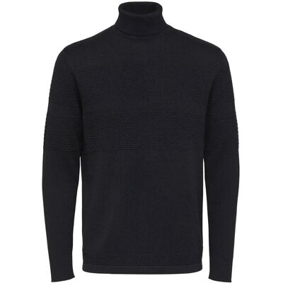 Selected Slhmaine Ls Knit Roll Neck W Noos S BLACK S Selected Slhmaine Ls Knit Roll Neck W Noos S BLACK S