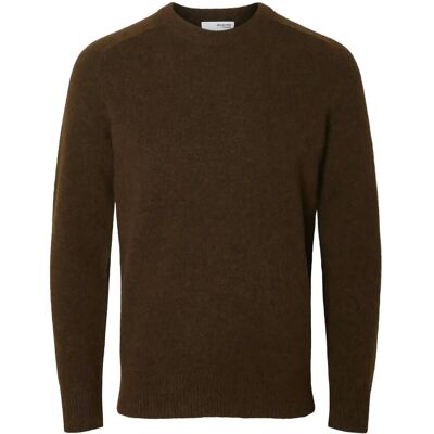 Selected Slmrai Ls Knit Crew Neck Noos M DEMITASSE M Selected Slmrai Ls Knit Crew Neck Noos M DEMITASSE M
