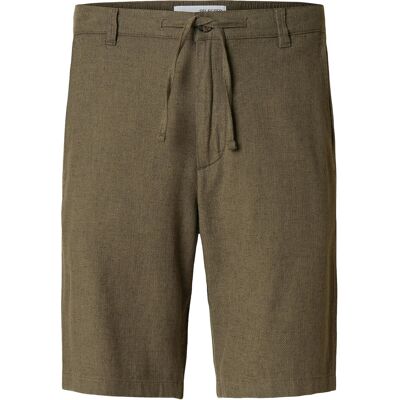 Selected Slmregular-Brody Linen Bld Shorts Noos XXL FOREST NIGHT XXL Selected Slmregular-Brody Linen Bld Shorts Noos XXL FOREST NIGHT XXL