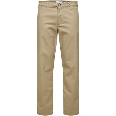 Selected Slm196-Straight New Miles Flex Pant Noos 38 x 32 GREIGE 38 x 32 Selected Slm196-Straight New Miles Flex Pant Noos 38 x 32 GREIGE 38 x 32